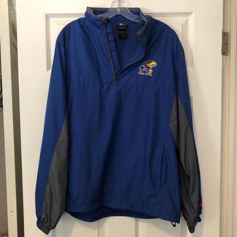 Colosseum KU windbreaker quarter zip
